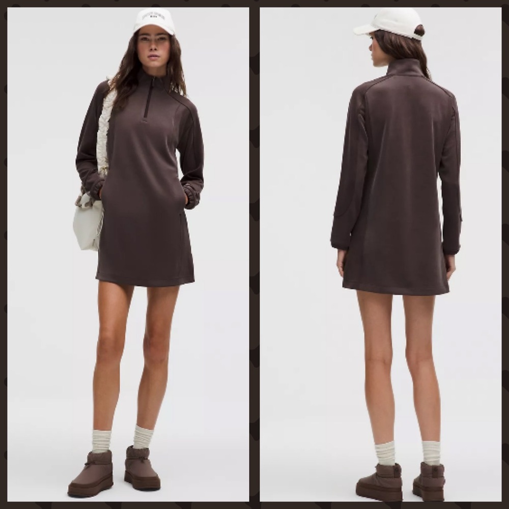 NWOT Lululemon Softstreme Half Zip Mini Dress